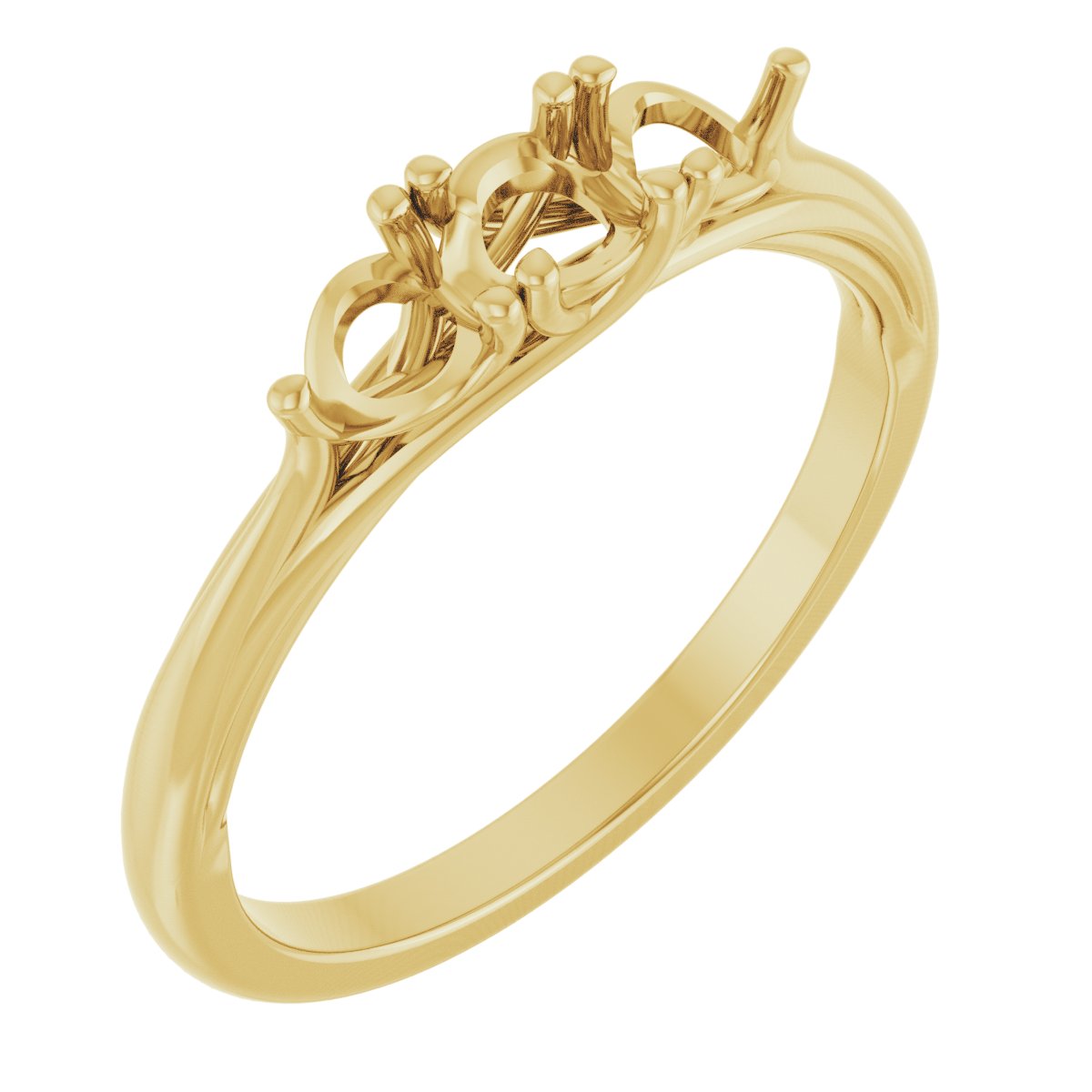 14K Yellow 3/4 CTW Lab-Grown Diamond Anniversary Band