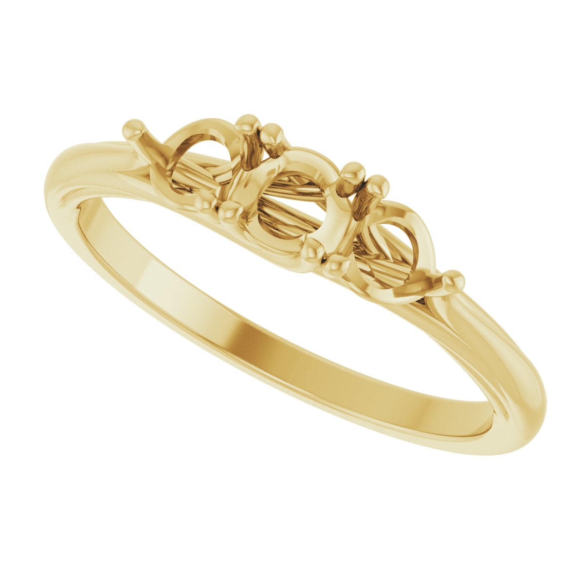 14K Yellow 3/4 CTW Lab-Grown Diamond Anniversary Band