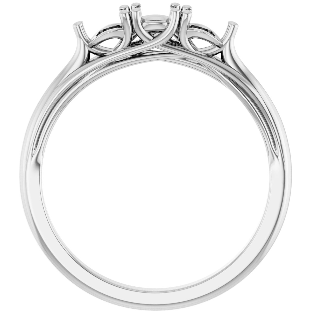 14K White 5/8 CTW Diamond Anniversary Band