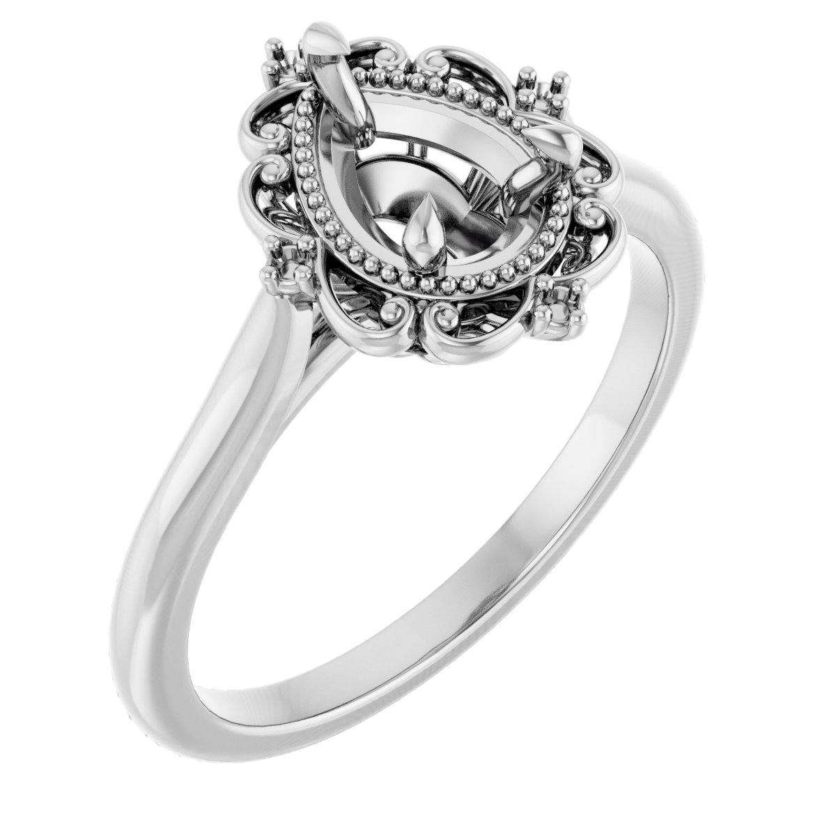 14k White Gold