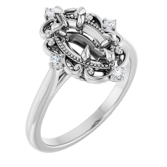 14k White Gold