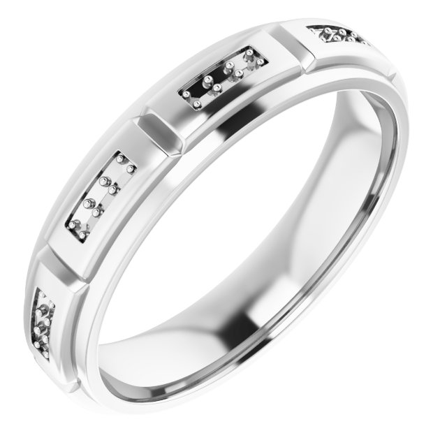 Accented Stepped-Edge Grooved Band