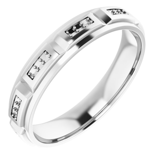 Accented Stepped-Edge Grooved Band