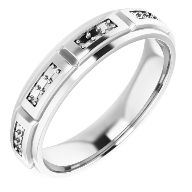 Accented Stepped-Edge Grooved Band