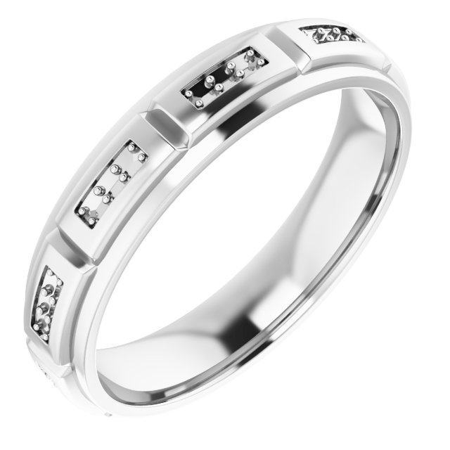 Accented Stepped-Edge Grooved Band