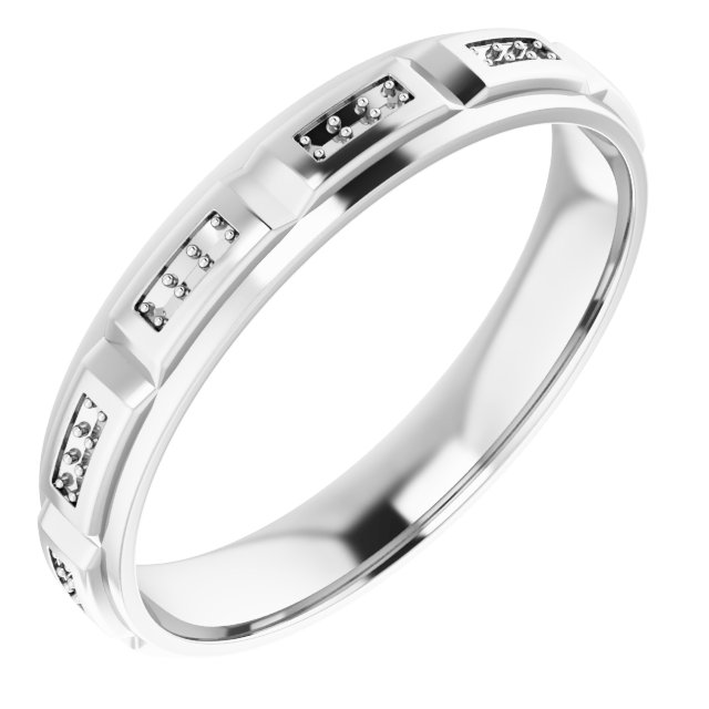 Accented Stepped-Edge Grooved Band