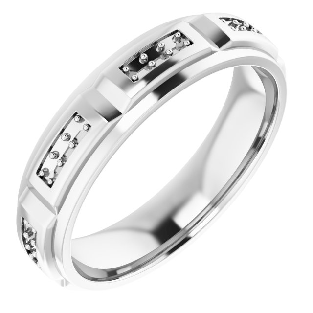 Accented Stepped-Edge Grooved Band