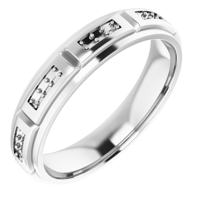 Accented Stepped-Edge Grooved Band