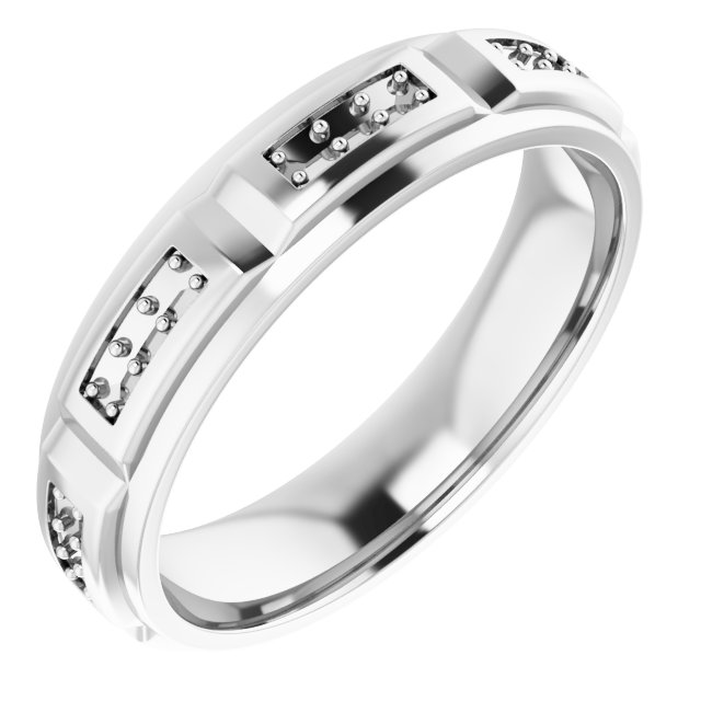 Accented Stepped-Edge Grooved Band