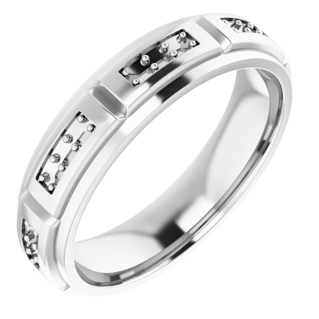 Accented Stepped-Edge Grooved Band