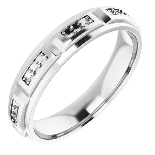Accented Stepped-Edge Grooved Band