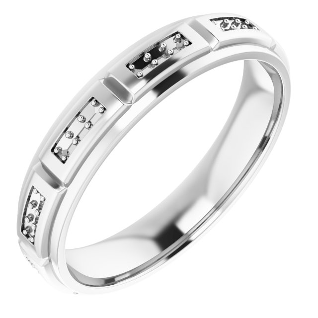 Accented Stepped-Edge Grooved Band