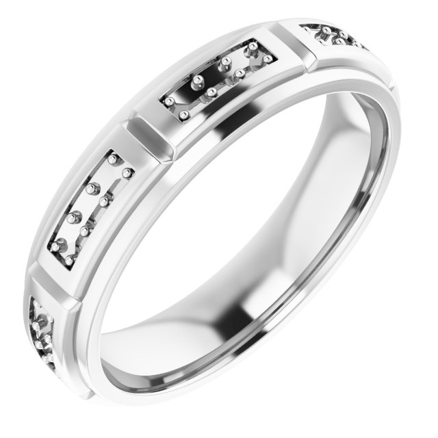 Accented Stepped-Edge Grooved Band