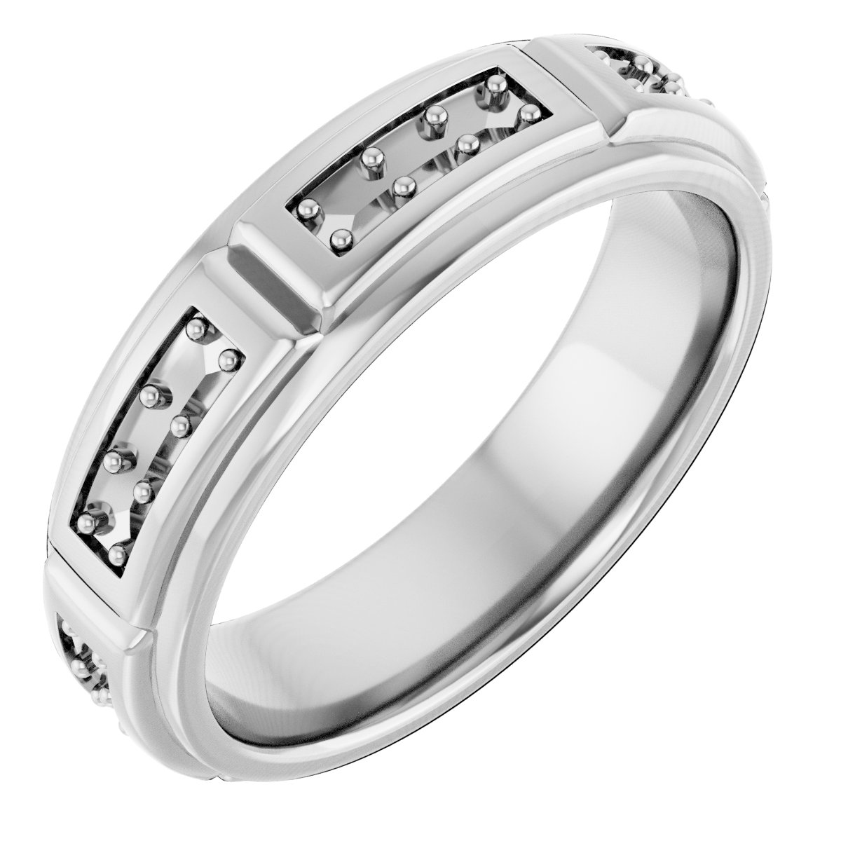 Accented Stepped-Edge Grooved Band