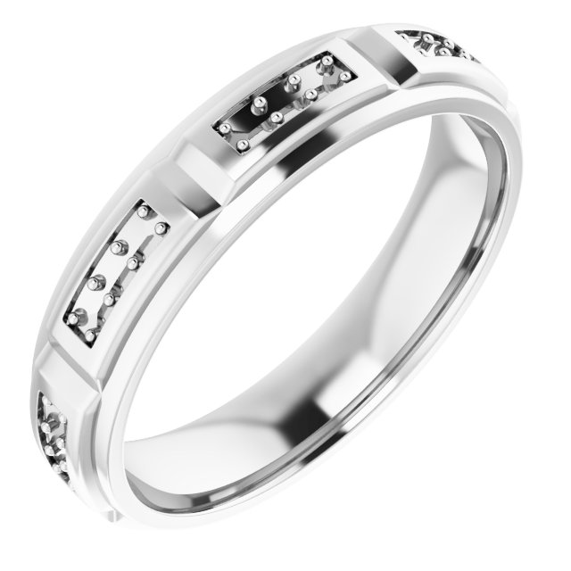 Accented Stepped-Edge Grooved Band
