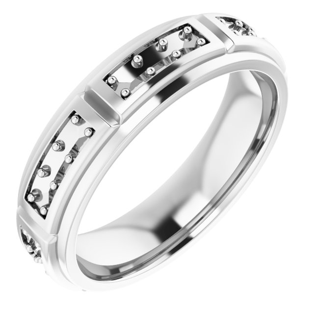 Accented Stepped-Edge Grooved Band