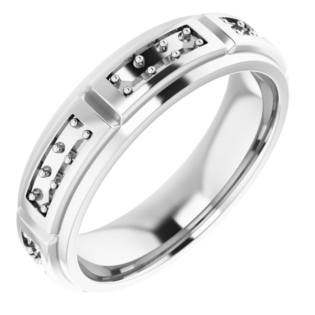 Accented Stepped-Edge Grooved Band