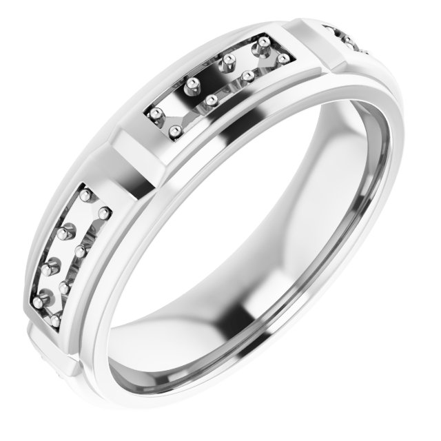 Accented Stepped-Edge Grooved Band