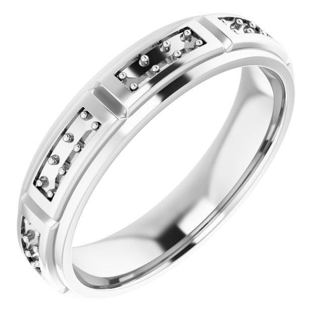 Accented Stepped-Edge Grooved Band