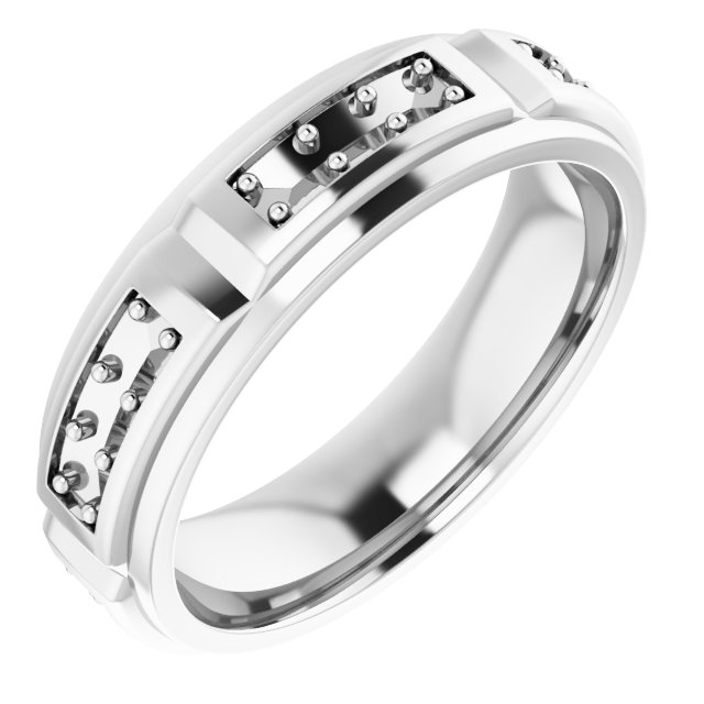Accented Stepped-Edge Grooved Band
