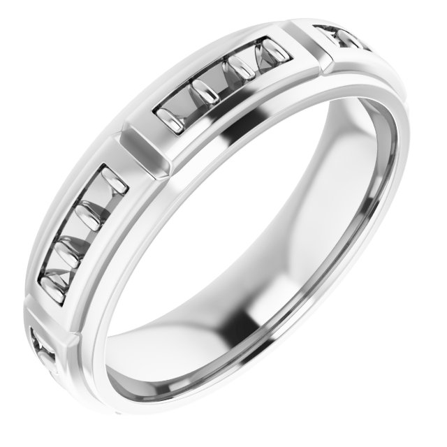 Accented Stepped-Edge Grooved Band