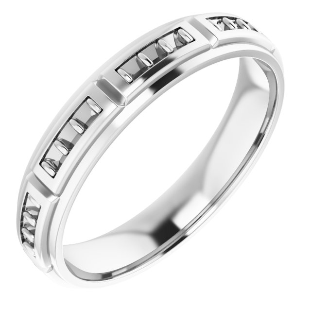 Accented Stepped-Edge Grooved Band