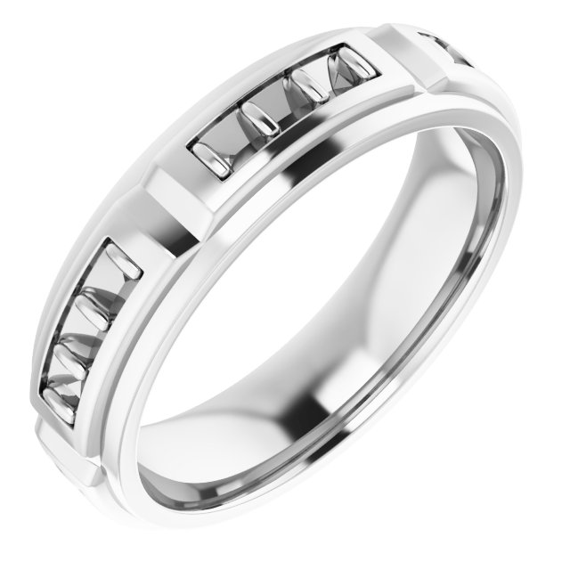 Accented Stepped-Edge Grooved Band