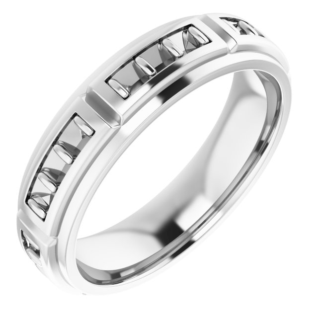 Accented Stepped-Edge Grooved Band