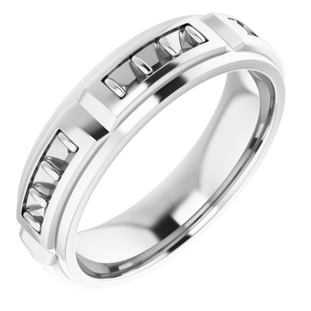 Accented Stepped-Edge Grooved Band
