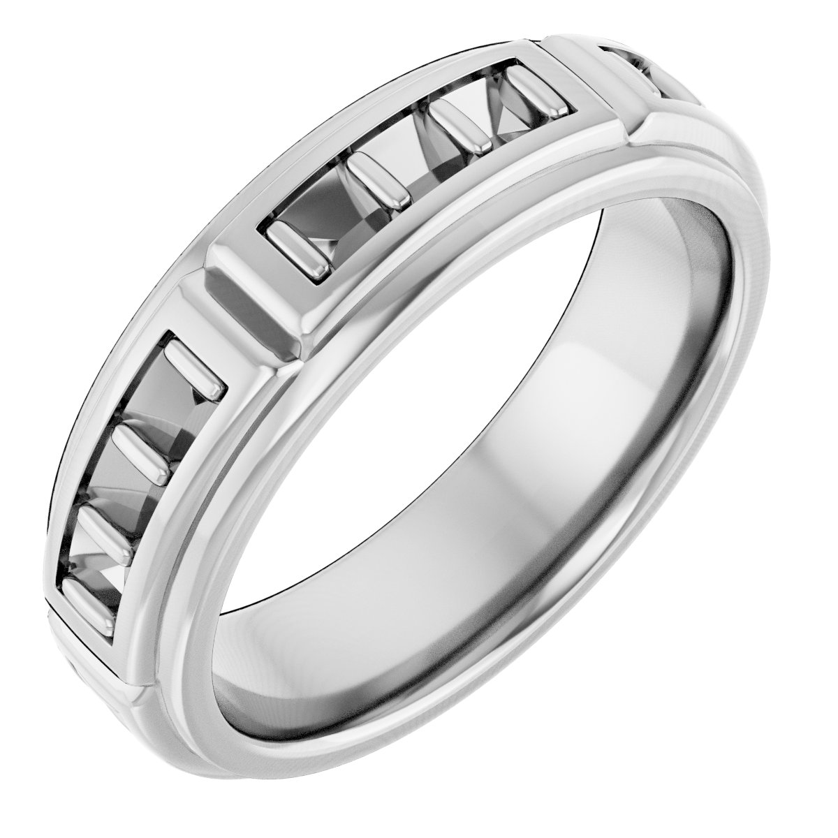 Accented Stepped-Edge Grooved Band