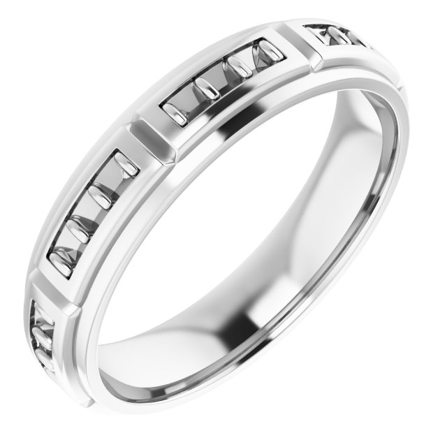 Accented Stepped-Edge Grooved Band