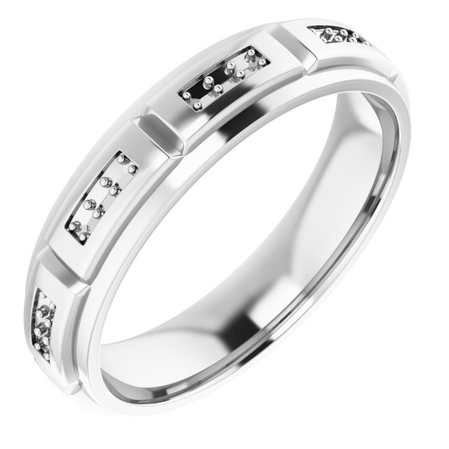 Accented Stepped-Edge Grooved Band