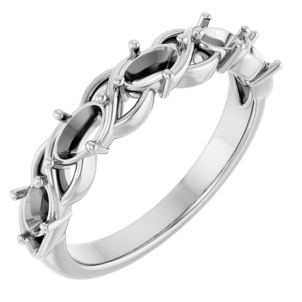 Woven-Design Anniversary Band