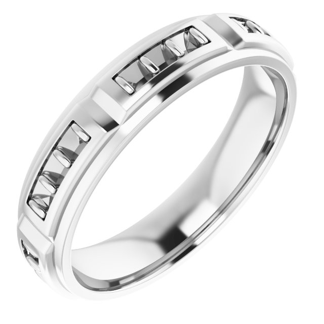 Accented Stepped-Edge Grooved Band