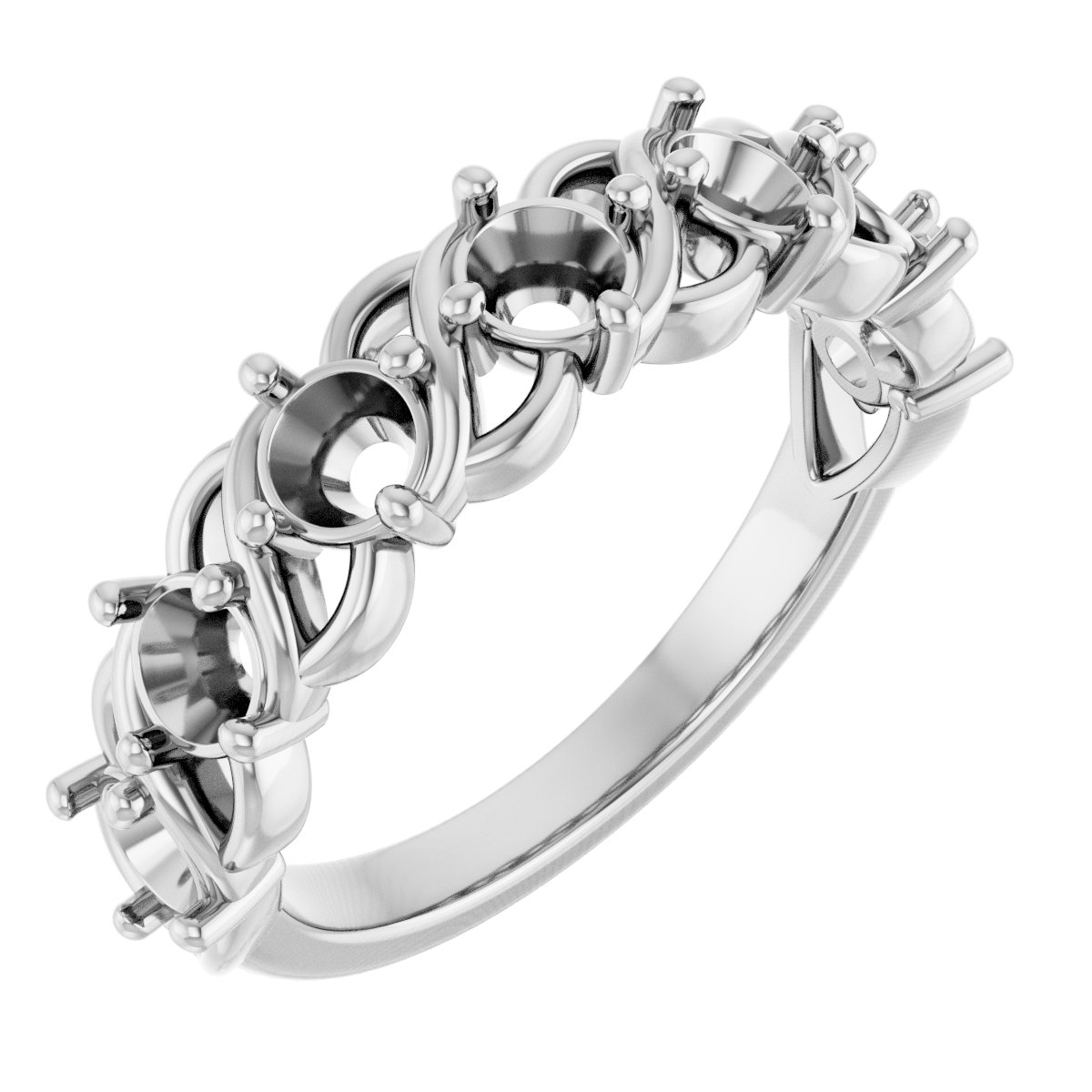 Woven-Design Anniversary Band