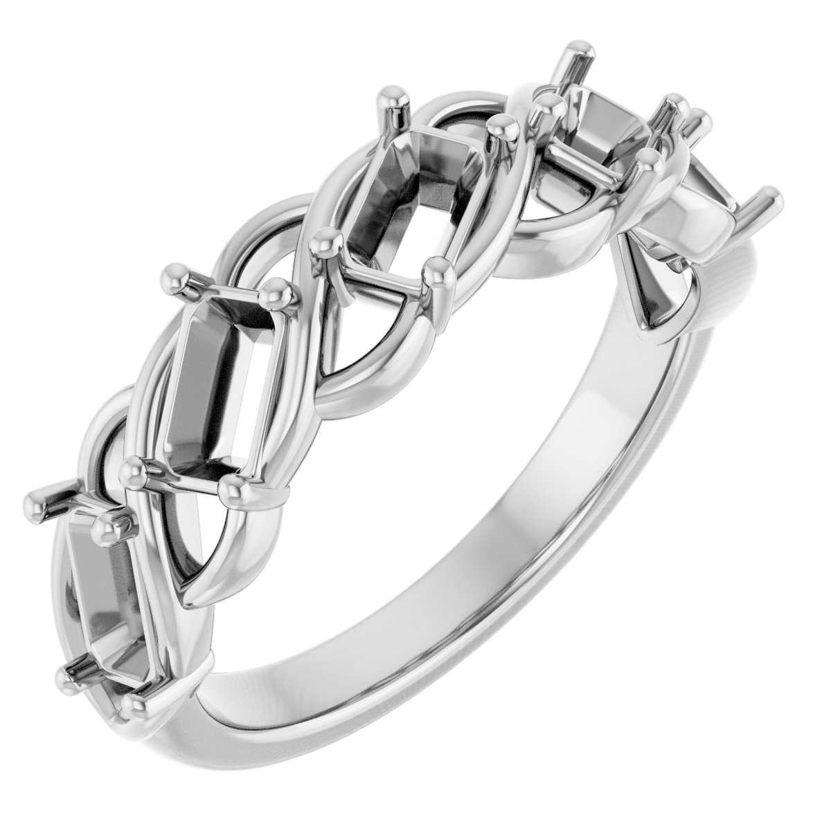 Woven-Design Anniversary Band