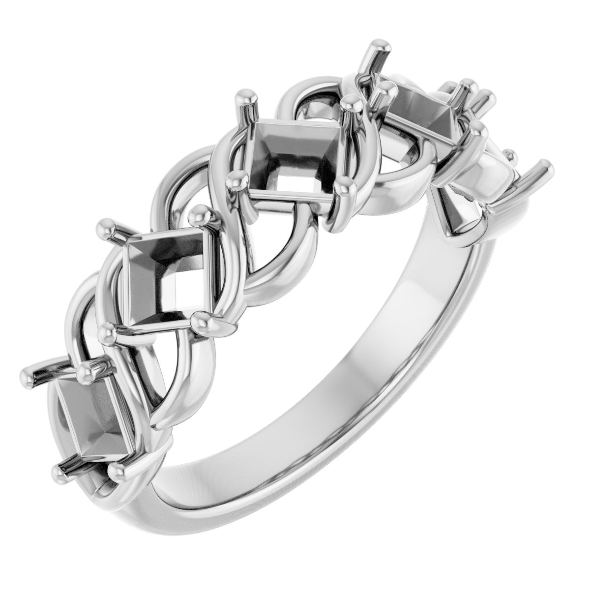 Woven-Design Anniversary Band