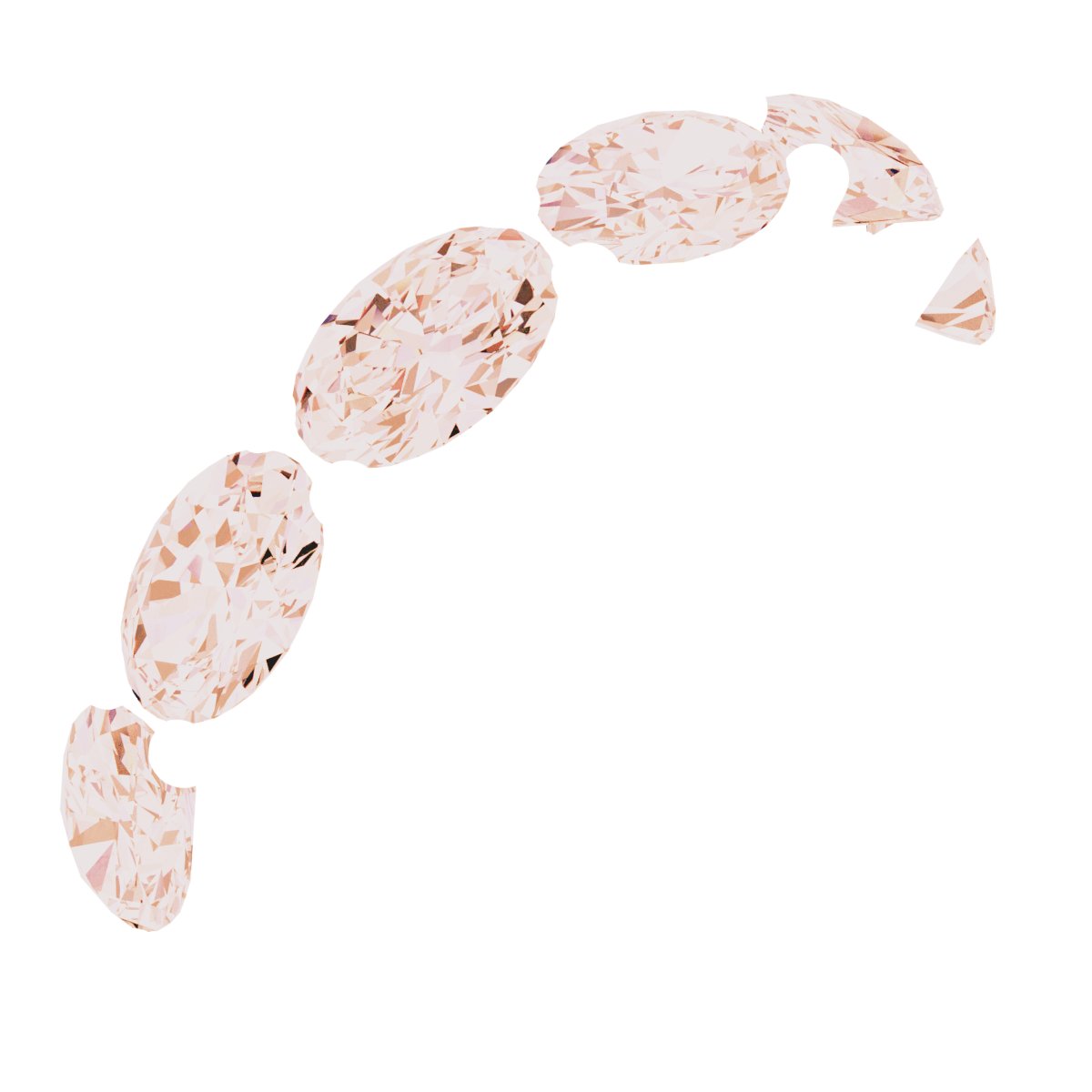 2 1/5 CTW Lab-Grown Diamond Anniversary Band – 14K Rose Gold