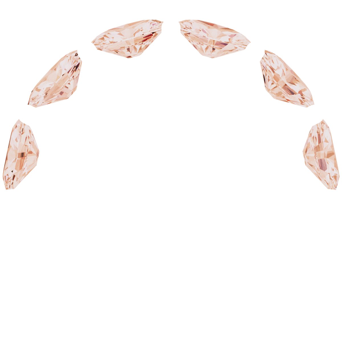 Alternative view of 2 1/5 CTW Lab-Grown Diamond Anniversary Band – 14K Rose Gold