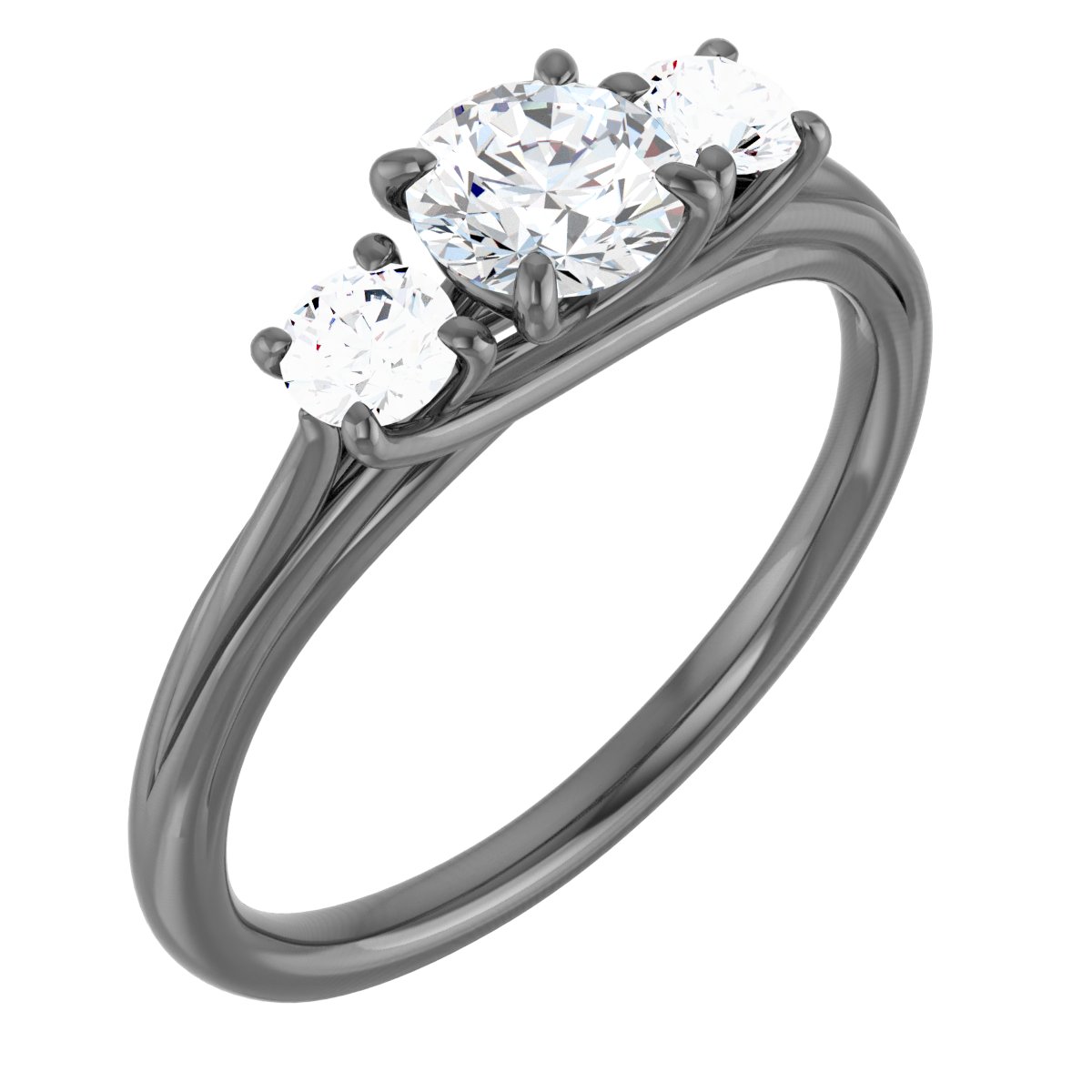 Three-Stone Engagement Ring alebo Band