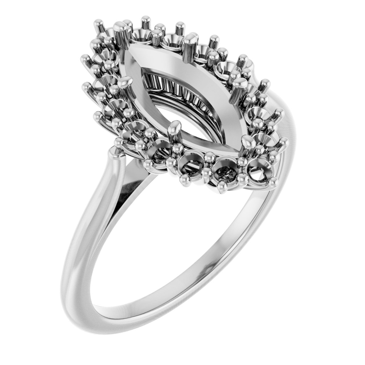 Halo-Style Ring