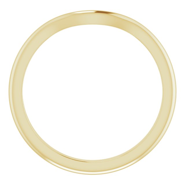 14K Yellow Gold Matching Band
