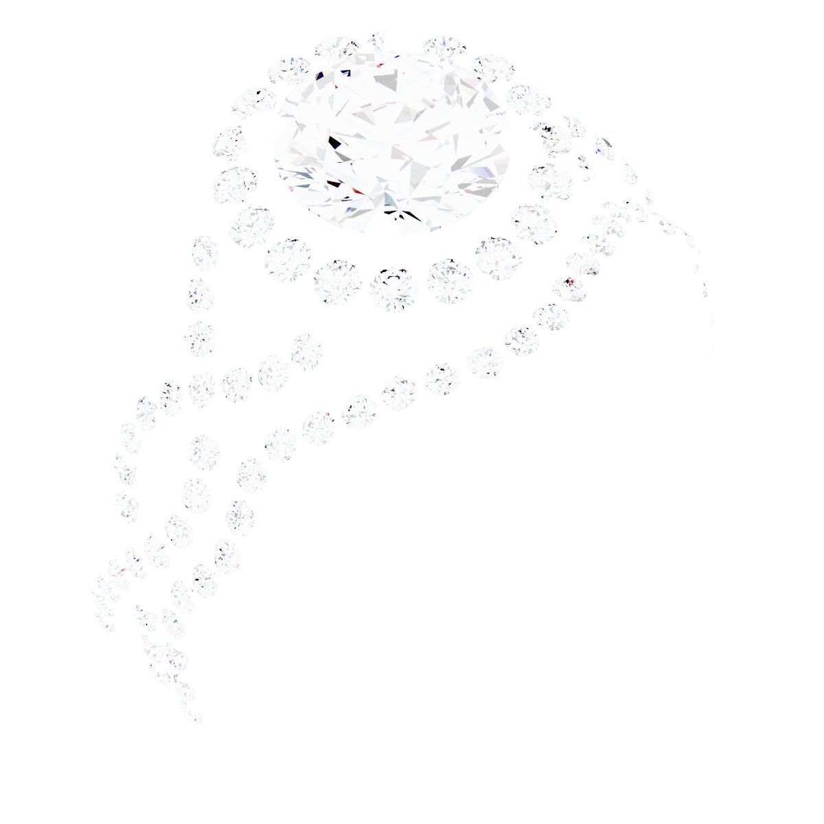 Halo-Style Infinity-Inspired Engagement Ring