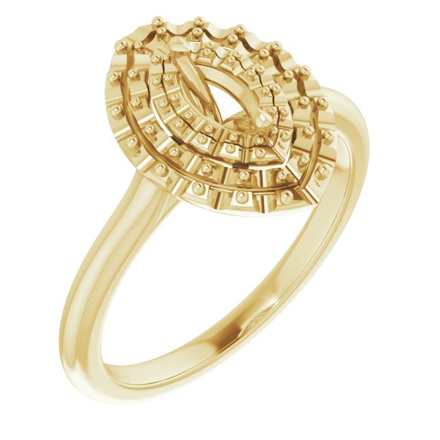 14k Yellow Gold