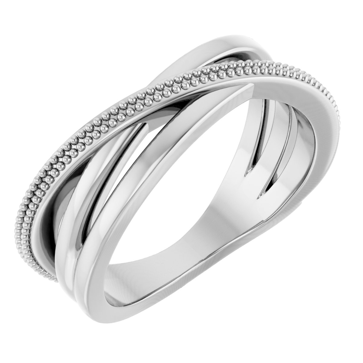 Sterling Silver Criss-Cross Ring