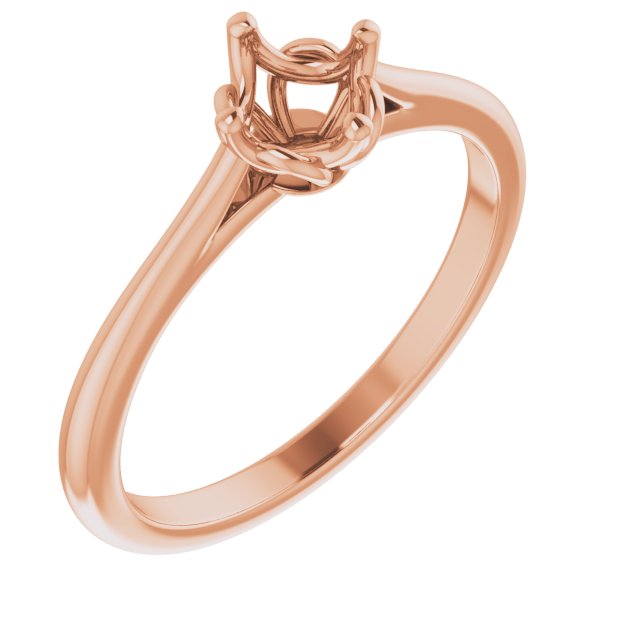 Solitaire Engagement Ring or Band