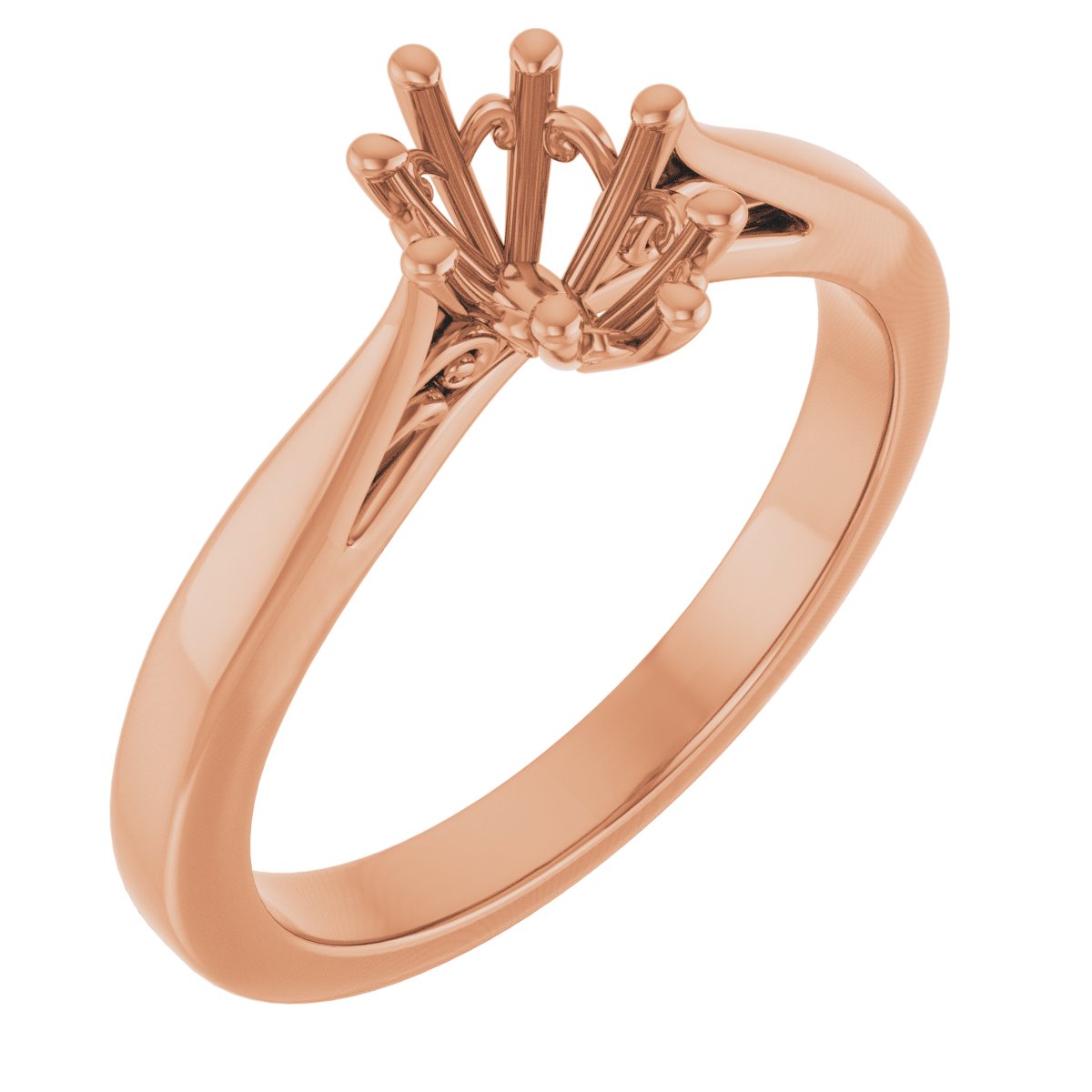 Solitaire Engagement Ring or Band