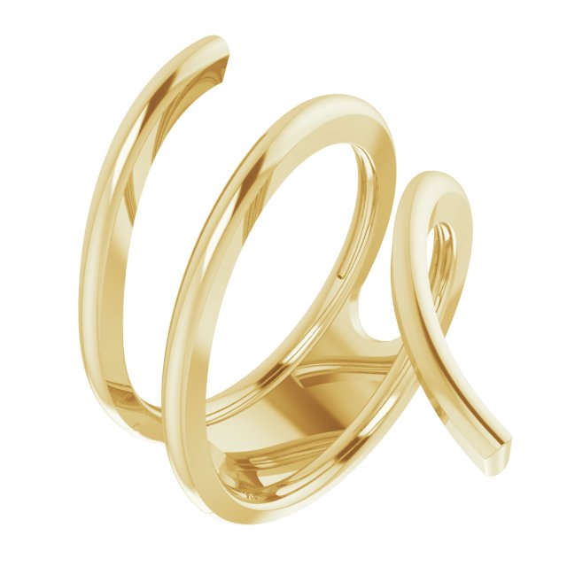 14K Yellow Freeform Ring