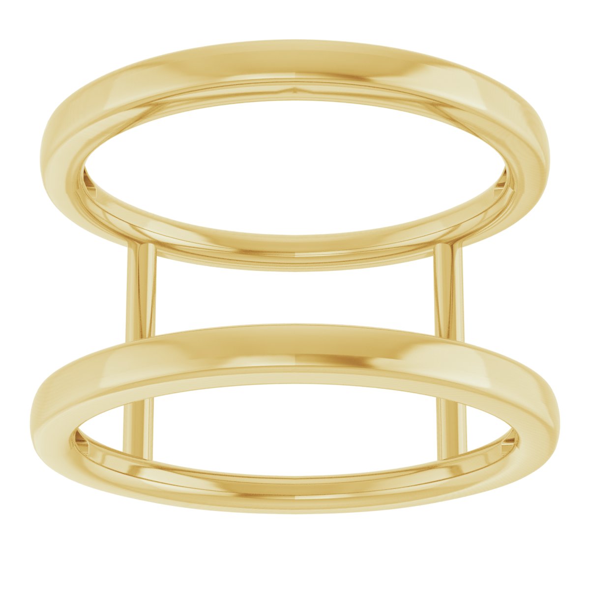 14K Yellow Negative-Space Ring