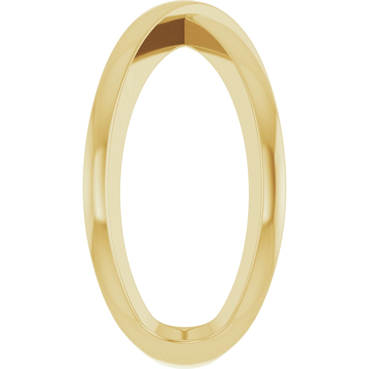 14K Yellow Criss-Cross Ring 